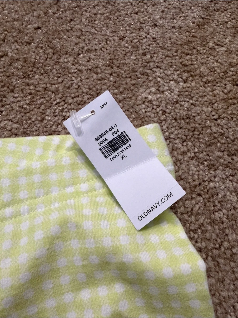 Old Navy Girls' Pastel Rainbow Stripe & Lime Gingham Bike Shorts - 2 Pack
